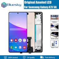 Bluesky New Original 6.7" Super AMOLED LCD For Samsung Galaxy A73 5G A736B SM-A736B/DS LCD Display Touch Screen Digitizer Assembly Replacement