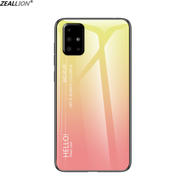 Zeallion Cho [Samsung Galaxy A90 5G A70s A51 S11 Plus Lite S11e A21 A01] Ốp Lưng Kính Cường Lực Grad