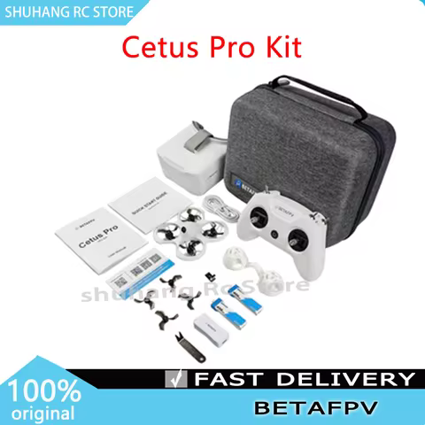 Original BETAFPV Cetus Pro Kit Frsky D8 VR02 Goggles Lite Radio 2 SE Transmitter 25mW VTX C02 FPV Mi
