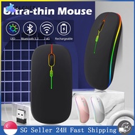 Wireless Mouse Mouse 2.4GHz Optical Rechargeable Mice Ultra-Thin Silent Mouse Dual Model Mouse for P