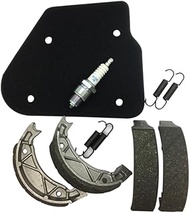 Alba Consumables Refresh Kit (Air Filter, Brake Shoe (Front and Rear), NGK Spark Plug (CR7E), Vino (