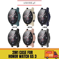 Honor Watch GS 3 Case 2in1 Full Protect Screen Protect Cover PC Hard Casing With Built-in Tempered