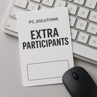PC_SOLUTIONS  --  EXTRA PARTICIPANTS PACKAGE