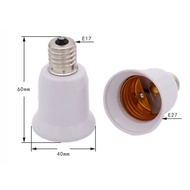 (COD) E17 Lamp Soet E17 to E27 LED Halogen CFL Light Bulb Lamp Adapter