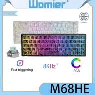 【Available in stock】WOMIER M68HE KEY MAGNETIC SWITCH GAMING KEYBOARD WIRED 8KHZ