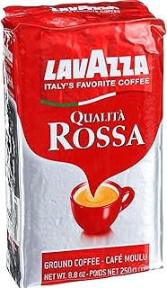 LavAzza Qualita Rossa Ground Coffee - Espresso, 8.8 Ounce -- 6 per case