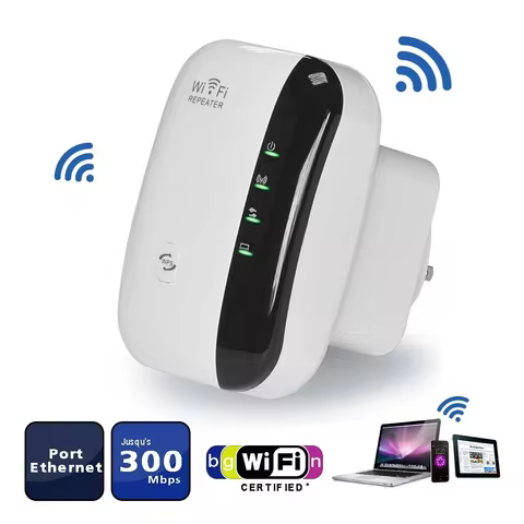 WiFi Extender, WiFi Extenders Signal Booster for Home Up to 250㎡ and 50 Devices, WiFi Range Extender