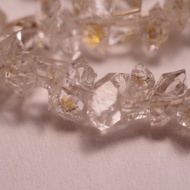 油膽水晶 閃靈鑽 純銀項鍊 Quartz with Petroleum Inclusion