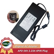 Genuine APD DA-120A54 AC Adapter Charger 54V 2.23A 120W 4PIN (Din ) Power Supply