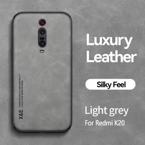 Luxury Leather Car Magnetic Holder Case For Xiaomi Mi 9T 9 T Mi9T Pro Redmi K20 K 20 K20Pro Soft Fra