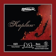 D'Addario Kaplan Bass 10Blk G 3/4 Hvy (K6113/4H-B10)