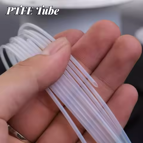 1Pcs PTFE Tube Capillary Soft Tube ID 0.3 0.5 0.6 0.8 1-4mm Filament High Temperature Corrosion Resi
