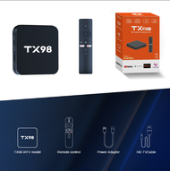 FPS กล่องทีวี Android Tv Box 4K Tx98 Pro บลูทูธ & Wifi รีโมทเสียง รองรับ Youtube Netflix Google