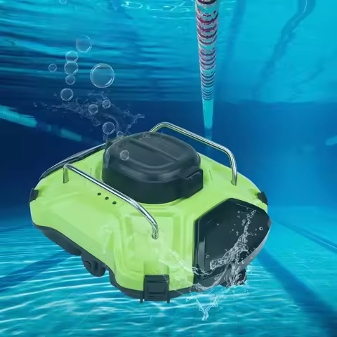 Solar-Powered Automatic Robotic Pool Cleaner Cordless Pool Vacuum Robot With Advanced Water Filtrati