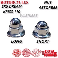 MOTORCYCLES EX5 DREAM KRISS C70 SYM BONUS NUT ABSORBER CHROME