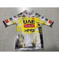 Pissei Tour de France 2025  UAE Team Emirates - XRG Yellow Breathable Cycling Jersey