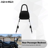 Motorcycle Rear Backrest Detachable Passenger Sissy Bar Back Rest For Harley Sportster XL883 1200 XL