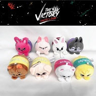 Kpop Stray Kids X Skzoo 'the Victory' Cute Cartoon Cylindrical Plush Doll Stuffed Toys Keyring