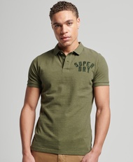 Superdry Superstate Polo Shirt - Thrift Olive Marl