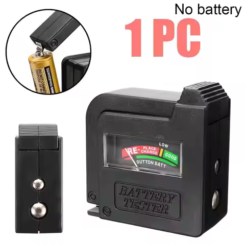Pointer Battery Tester C D N AA AAA 9V 1.5V Button Cell Capacity Check Detector LCD Display Capacita