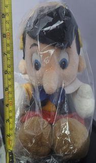東京迪士尼 絕版 懷舊復古風格的皮諾丘 Pinocchio 木偶奇遇記 毛公仔