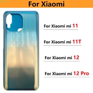 New Back Battery Cover Glass For Xiaomi Mi 11T / Mi 11 / Mi 12 Pro Battery Door Housing Battery Back Cover
