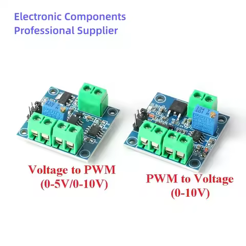 Voltage to PWM Converter Module 0%-100% to 0-5V 0-10V Digital to Analog Signal PWM Adjustable Power 