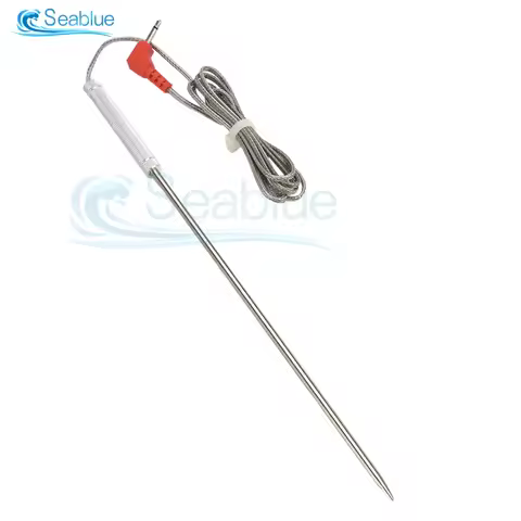 1PCS Food Meat Thermometer Probe 167MM Stainless Steel Waterproof Thermometer Probe Replacement Ther