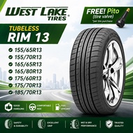 WESTLAKE 155/70R13, 165/65R13, 165/80R13, 175/70R13 185/70R13 RIM 13 Car Tire Tubelss Free Valve
