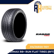 RADAR 315/35R20 110Y XL DIMAX R8+ RUN FLAT TIRES (RFT)