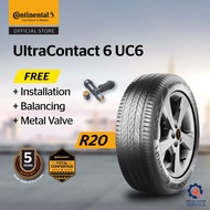 Continental UltraContact UC6 R20 235/50 # 255/45 AO (with installation)