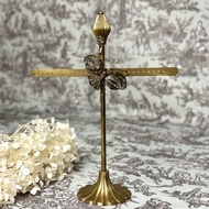50756-迷人法國蝴蝶造型黃銅耳環展示架 Charming French Vintage