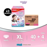 Diapex Wonder Pants Super Jumbo XL (40's + 4's) x 3 Packets (Carton)