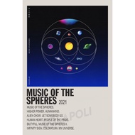 Music of The Spheres Album Cover Poster - Coldplay