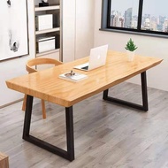 Solid wood Thick Modern Table 5-8cm Thickness Large Dining Table Large Study Table 4-6-8-10 seater t