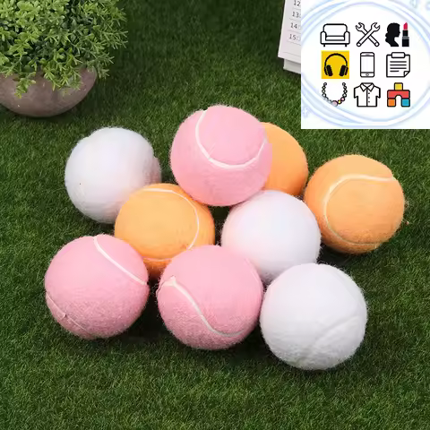 1/3Pcs Tennis Balls Wear-Resistant Highly Elastic Training Balls 65MM Ladies Beginners Durable Pract