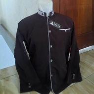 ((LEBSA MOESLIM WEAR)) JASCO/JAS KOKO/JASKO WARNA PEMDA/COKLAT MUDA/MOCA LIS HITAM BORDIR TERLARIS C