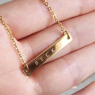 Gold plated edsa name necklace, guaranteed durable name necklace and name necklace