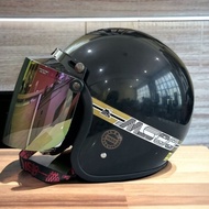 MS88 Helmet [Tali Tulisan Merah] mhr sgv Magnum Ms 88 helmet topi SARUNG Kepala visor bogo 2 tone to