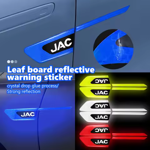 Car Reflective Sticker Anti-collision Warn Strip Safety Decal For JAC J3 J2 S5 A5 J5 J6 J4 S2 T8 RF8