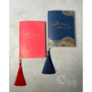 Vows book - Wedding promise card - Model 03