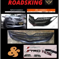 TOYOTA VIOS NCP93 2007~2012 GRILL GLOSS BLACK FRONT BUMPER GRILL [ ABS MATERIAL]