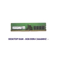 RAM DESKTOP 8GB DDR4 2666 NON ECC MEMORY PC