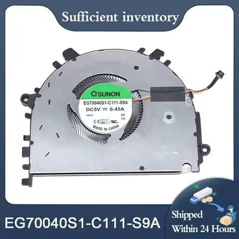 New For HUAWEI MateBook D14 EG70040S1-C111-S9A DC5V 0.45A 4-Wire Laptop CPU Cooling Fan Cooler Fan