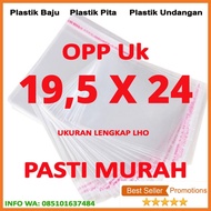 OPP PLASTIC GLASS GLUE 19,5 X 24 (CONTENTS 100 Sheets) THICK O2