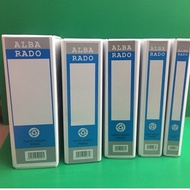 Alba Rado PVC 2D White Ring File F4 Insert Binder Fail Putih (25mm/40mm/50mm/65mm/80mm)/Fail Putih P