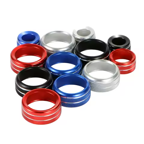 1 Set for BMW 1 2 3 4 Series F30 F34 F46 X1 F47 GT Car Air Conditioning Switch Knob Decor Ring Audio