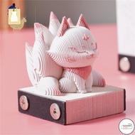 LF Polar Bear 3D Calendar , Time Piece Calendar 2025, 3D Sticky Notes Tear Away Calendar, DIY Carvin