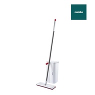 [เหลือเพียง 1039.-]Namiko ชุดไม้ถูพื้นพร้อมถัง Flat Mop FM1 / Spin Mop FM2 / Spray Mop SM1 ซักน้ำและรีดน้ำในตัวเดียว-รับประกัน 1 ปี