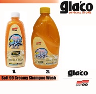Soft 99 Creamy Shampoo Wash & Wax (Yellow) Soft99